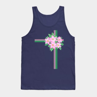 Colorful Blooms and Playful Ribbons Tank Top